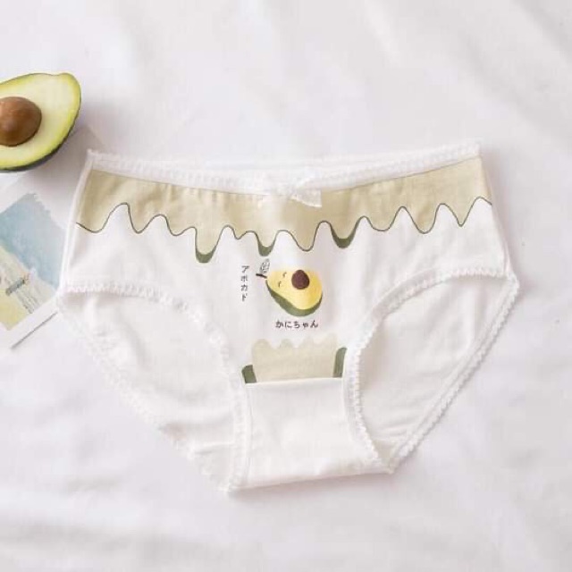 Quần lót hình trái bơ. Chất cotton siêu đẹp!