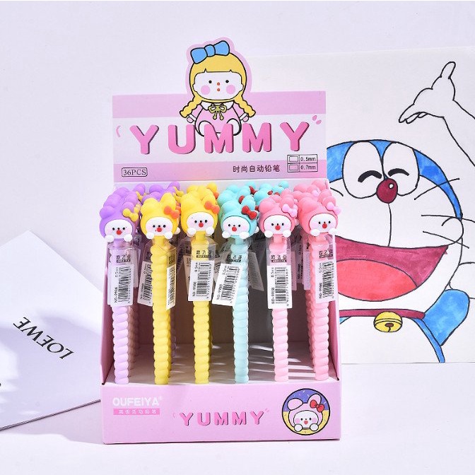 Bút Chì Bấm Hoạt Hình