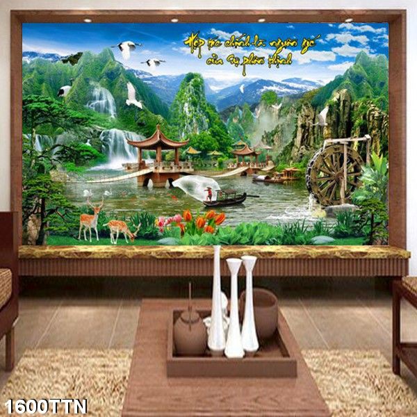 ( Rẻ vô địch ) Tranh Trang Trí Treo Tường Phòng Khách, Tranh Treo Tường 3d