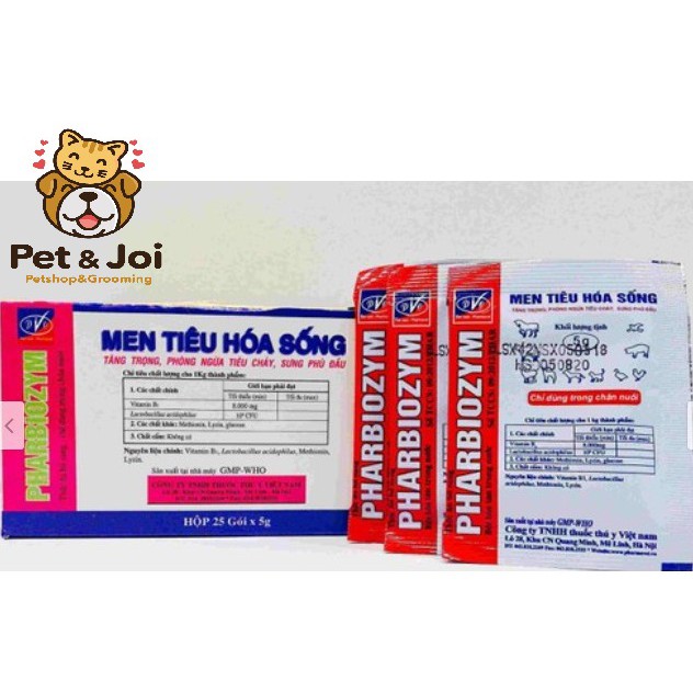 Men tiêu hóa chó mèo