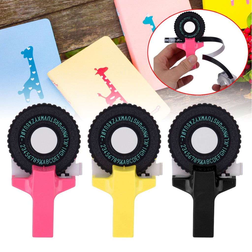 Máy In Dập Nổi Chữ Cái Và Số Kèm Băng Dính Mới