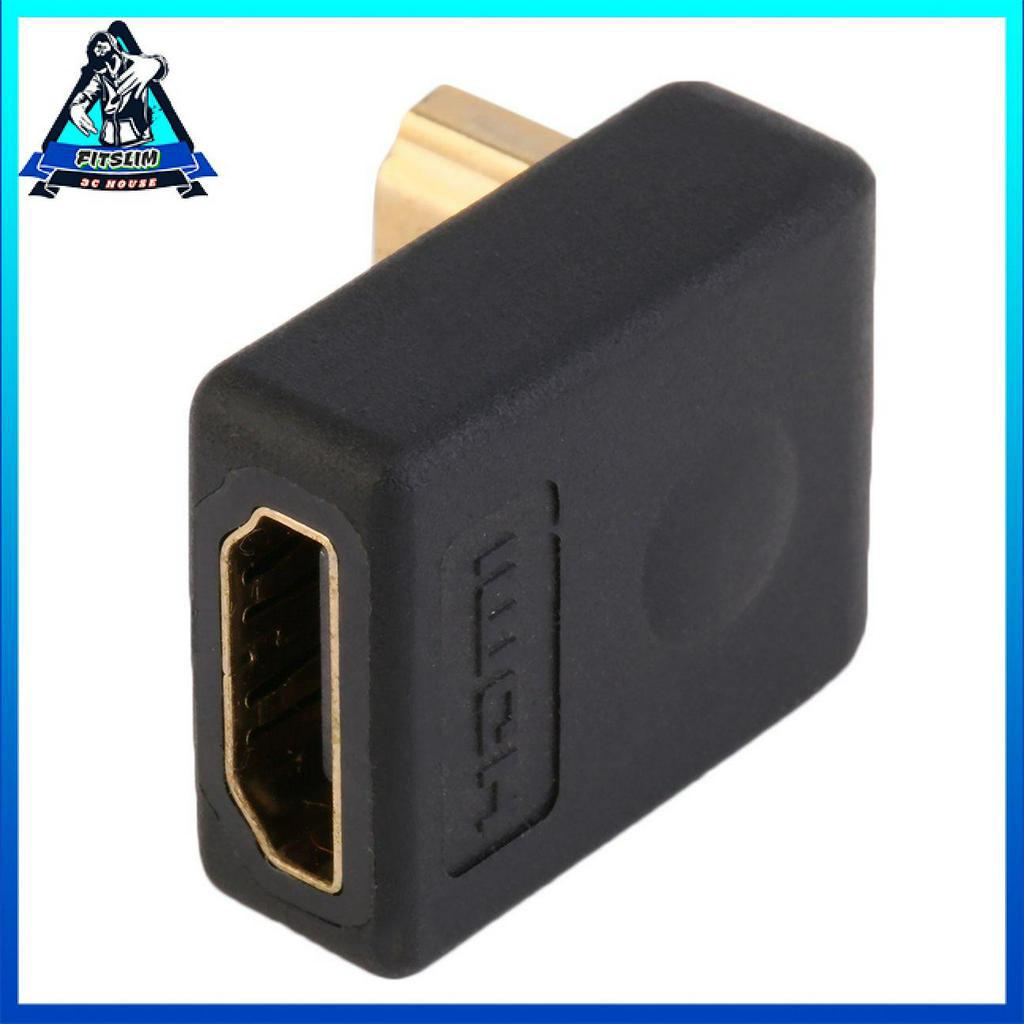 90 độ HDMI Một bộ chuyển đổi cổng nam sang nữ Bộ chuyển đổi mở rộng góc phải