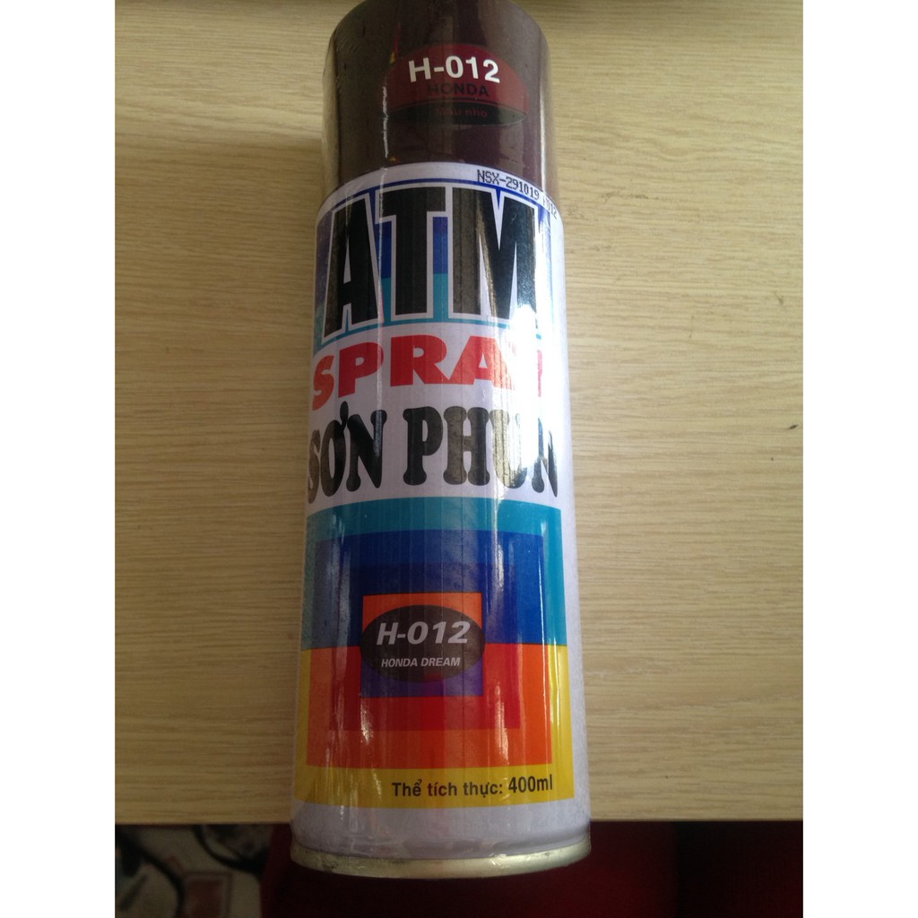 Sơn Xịt ATM H012 ( Màu Nho / Honda Dream)