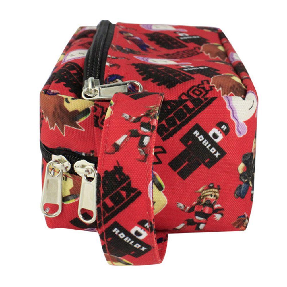 Túi Đựng Bút Bằng Vải Canvas In Hình Roblox Có Khóa Kéo Đa Năng Tiện Dụng
