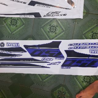Tem rời dán xe ex 150 đặt in