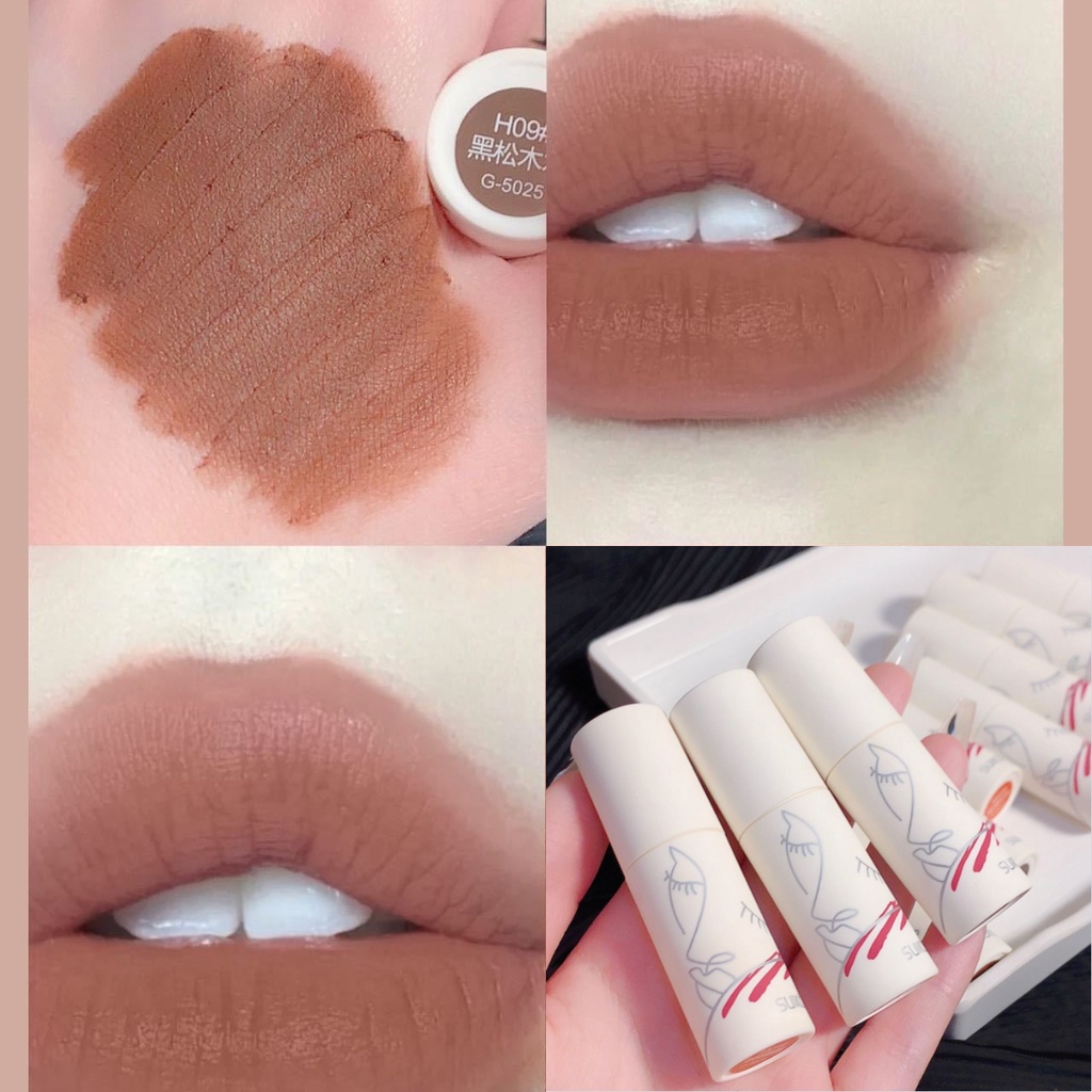 Son Môi Suikone 10 Màu Tùy Chọn Giúp Dưỡng Ẩm Cao Cấp