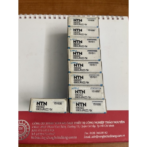 Vòng bi bạc đạn 6903ZZ NTN/Japan