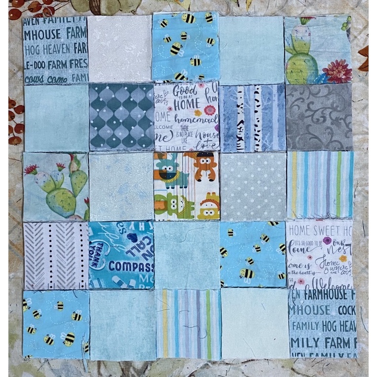 Vải thô kiện Hàn ghép quilt 6x6cm ghép chăn gối rèm cửa