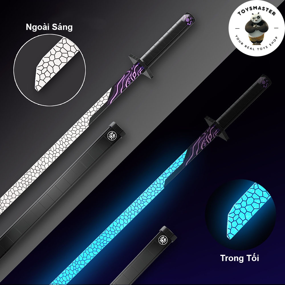 Đồ Chơi Lắp Ráp Xếp Hình Mô Hình Kiếm Dạ Quang Magic Knife Thousand Blade SCISSOR SEVEN Model NO.720 Với 836 Mảnh Ghép