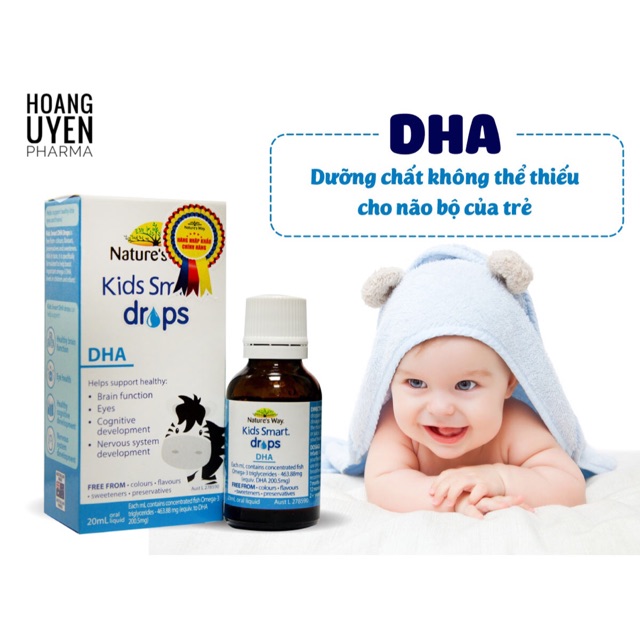 [Nhập khẩu chính hãng] Nature's Way DHA Kids Smart Drops - tăng cường trí thông minh cho bé