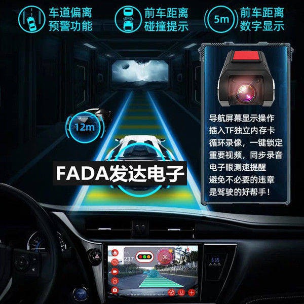 Xe hơi, điều hướng, nhạc cụ, phổ quát hiển thị đảo ngược màn hình lớn, hình ảnh, ghi âm lái xe, điều hướng, máy tích hợp | BigBuy360 - bigbuy360.vn