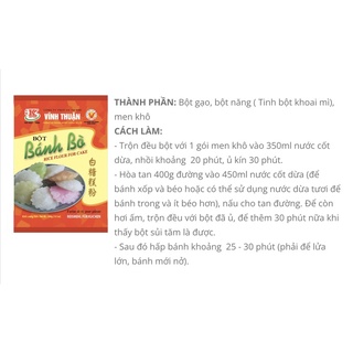 COMBO 5 GÓI BỘT BÁNH BÒ VĨNH THUẬN