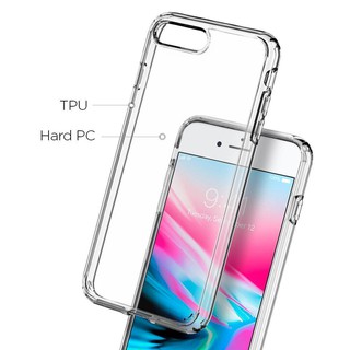 Ốp lưng iPhone 8 Plus/ 7 Plus Spigen Ultra Hybrid 2 ( Trong suốt )