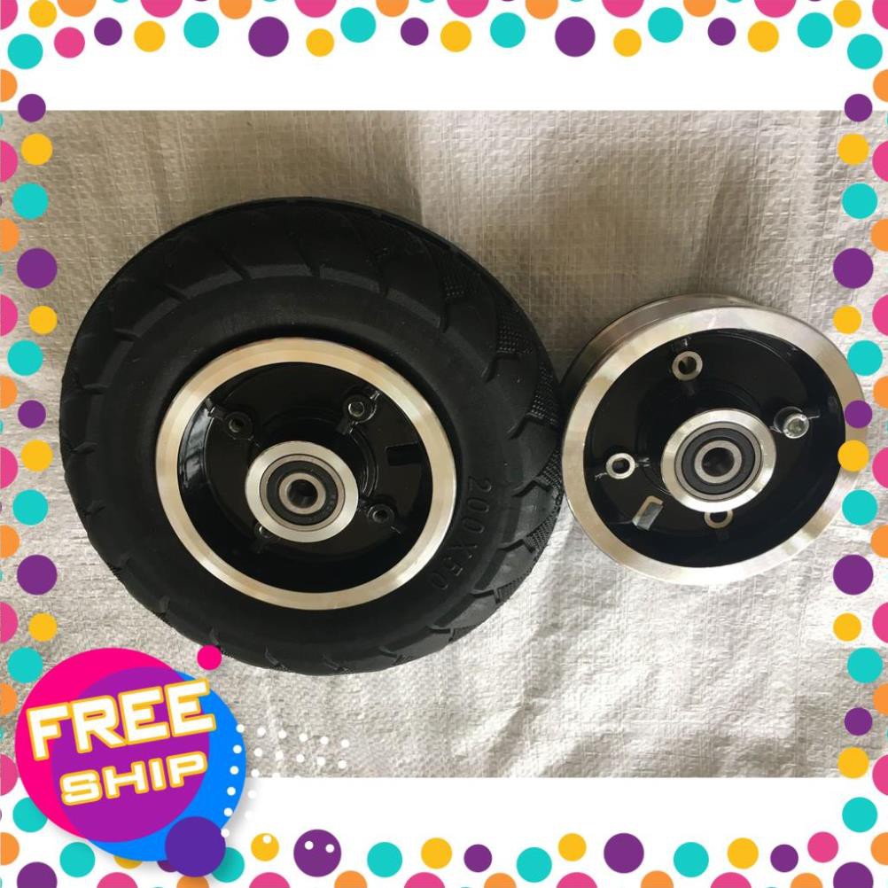 Niềng vành trước xe điện escooter 8 inh mã 200x50 thay thế xe điện escooter hoặc chế xe mini