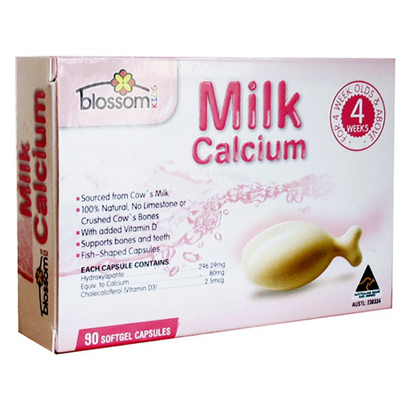 BỔ SUNG CANXI SỮA CHO TRẺ - BLOSSOM MILK CANXI 90 VIÊN