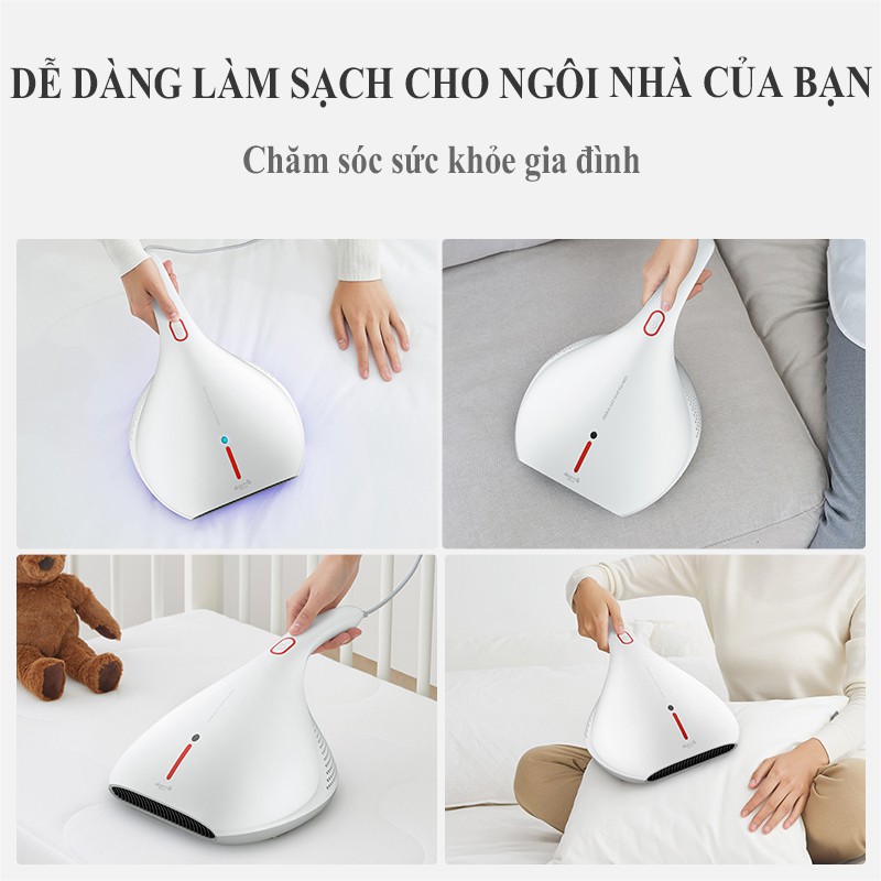 MÁY HÚT BỤI CHĂN GỐI DEERMA CM800 CÔNG SUẤT MẠNH HÚT BỤI MỊN BỤI BẨN SIÊU SẠCH VTM