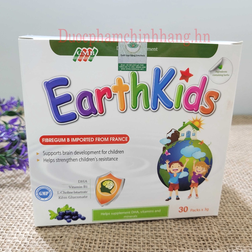 Earthkids Cốm Hỗ Trợ Phát Triển Não Bộ Cho Trẻ