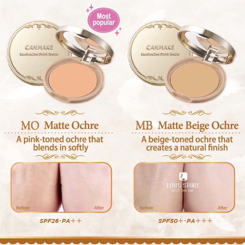 Phấn Phủ Canmake Mashmallow Finish Powder (Vỏ Mới)