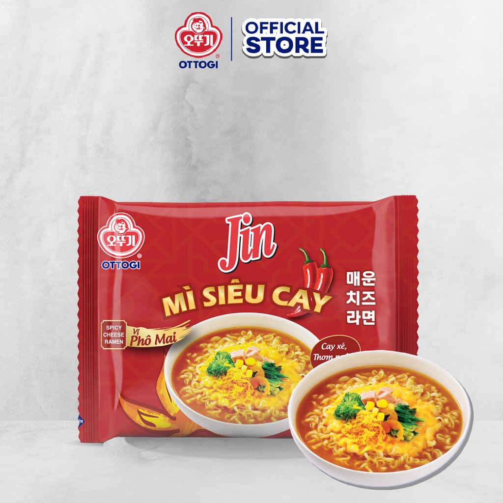 Mì Jin siêu cay vị phô mai Ottogi 105g