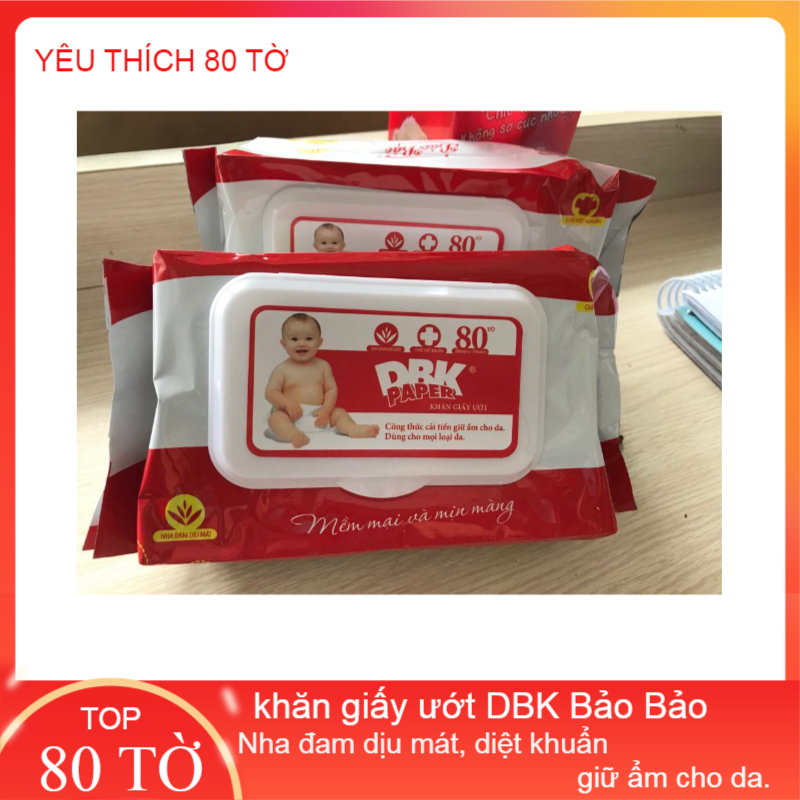 khăn giấy ướt DBK 80 tờ Bảo Bảo