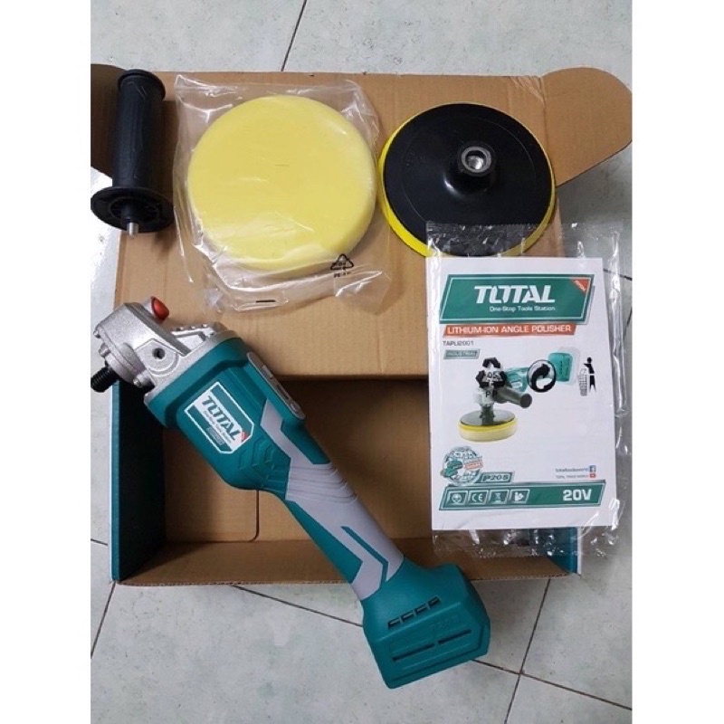 TOTAL Máy đánh bóng dùng pin Lithium 20V TAPLI2001