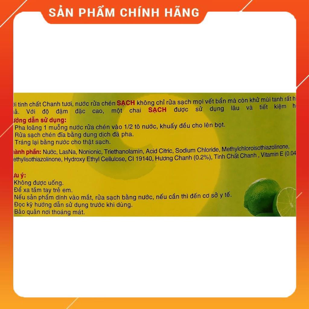 Nước rửa chén Net Sạch Vitamin E hương ChanhTrà Xanh can 3.8kg