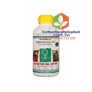 AMINO QUELANT CA chai 500ml – GIÚP CÂY CỨNG CÁP, TĂNG SỨC ĐỀ KHÁNG CHO CÂY, CHỐNG RỤNG HOA RỤNG TRÁI