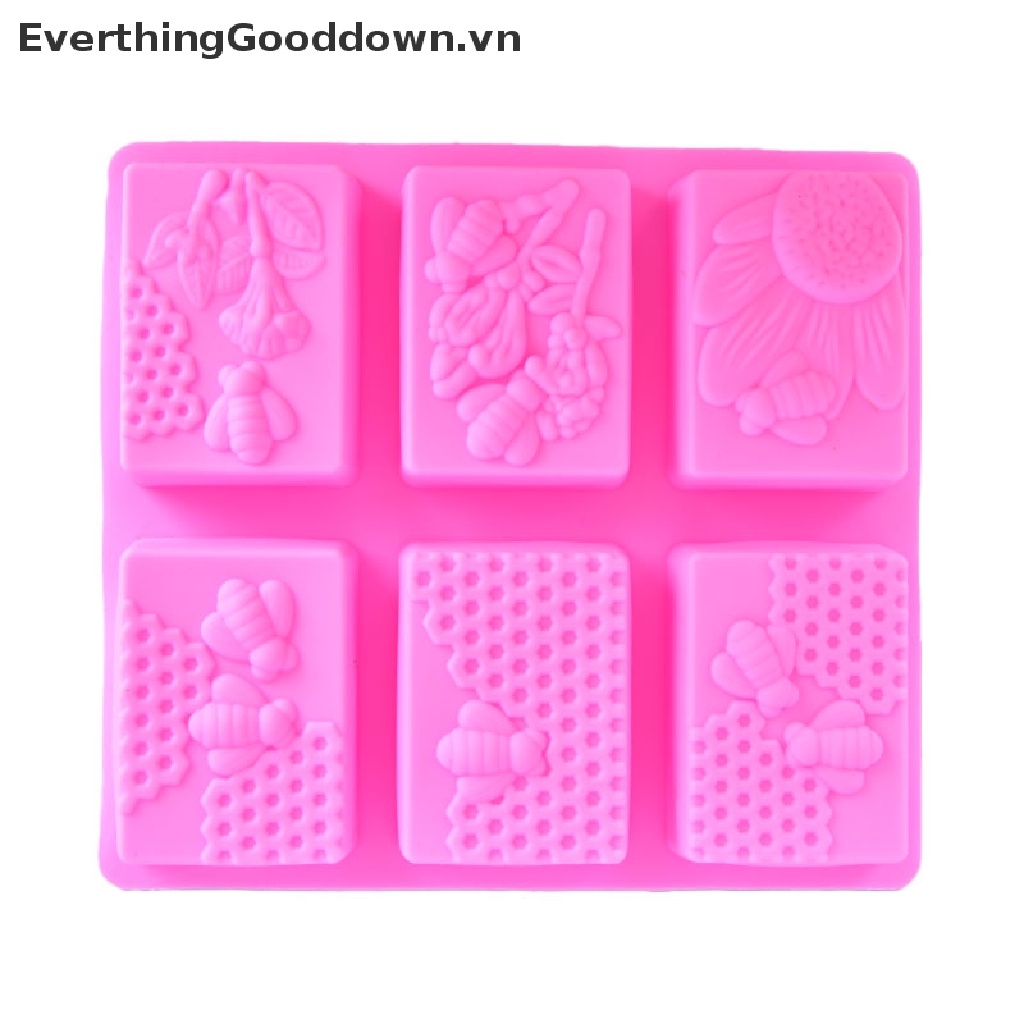 1 Khuôn Làm Xà Phòng Hình Con Ong 3d Bằng Silicone