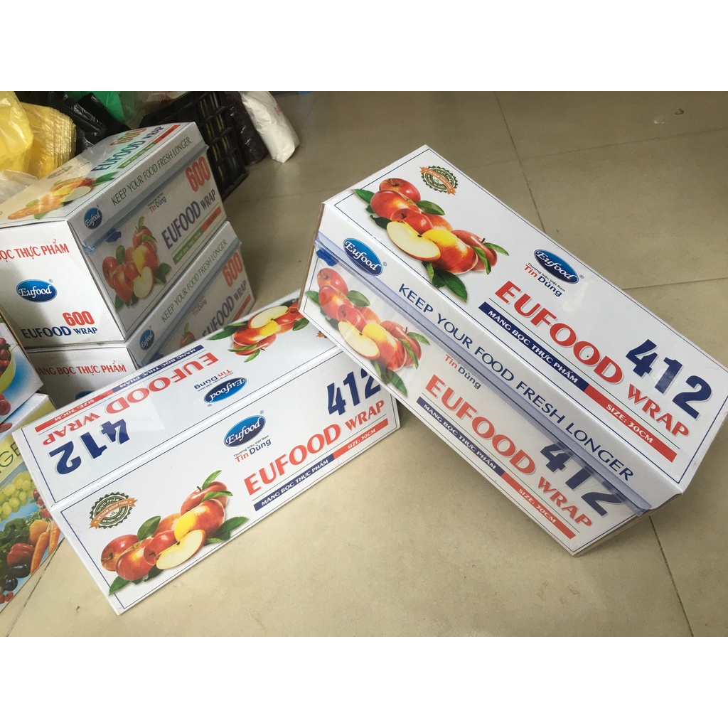 Màng Bọc Thực Phẩm EUFOOD Wrap 412 - Size 30cm x 300m