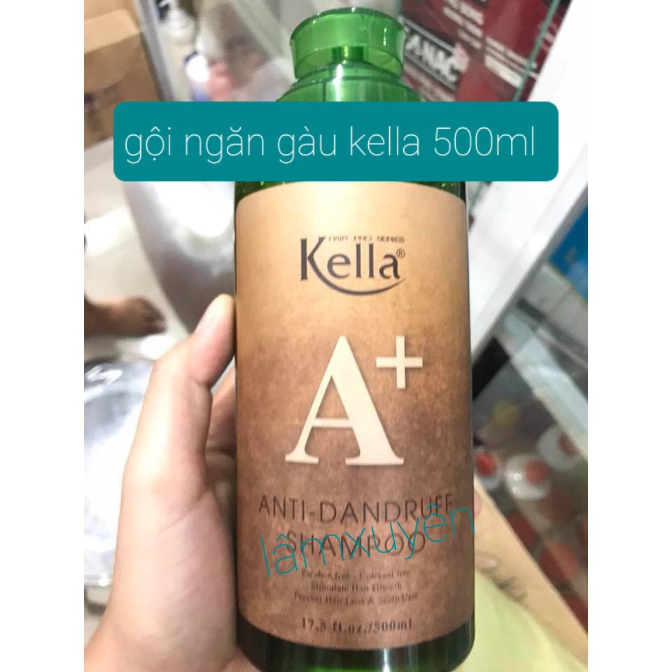 Dầu gội ngăn gàu KELLA 500ml  giúp tóc mềm mượt chắc khỏe