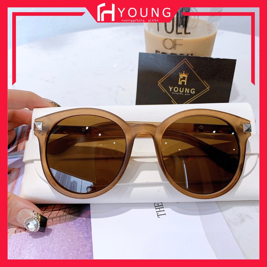 [Freeship Toàn Quốc từ 99k]⚡️ Kính thời trang Hàn Quốc Brown - Kính mát nữ | BigBuy360 - bigbuy360.vn