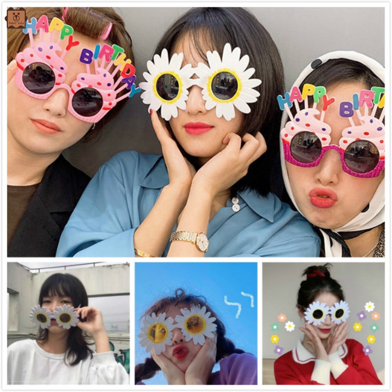 [Mã FAMAYFA giảm 10K đơn 50K] Kính mát gọng hình hoa cúc vui nhộn cho nữ | BigBuy360 - bigbuy360.vn