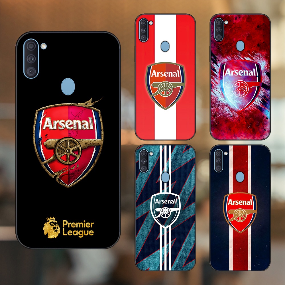 Ốp lưng Samsung A11, M11 viền đen in hình Arsenal FC