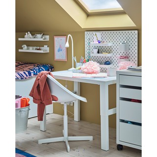 Ghế xoay trẻ em loberget/sibben trắng ikea