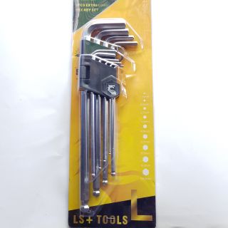 Bộ lục giác loại lớn 9 cây từ 1.5mm-10mm