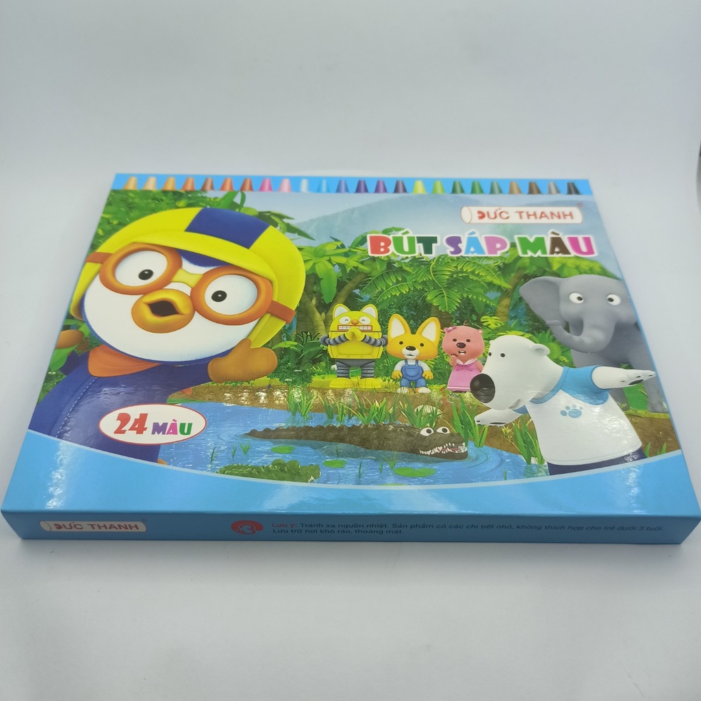 Hộp sáp màu Đức Thanh 24 màu tươi sáng