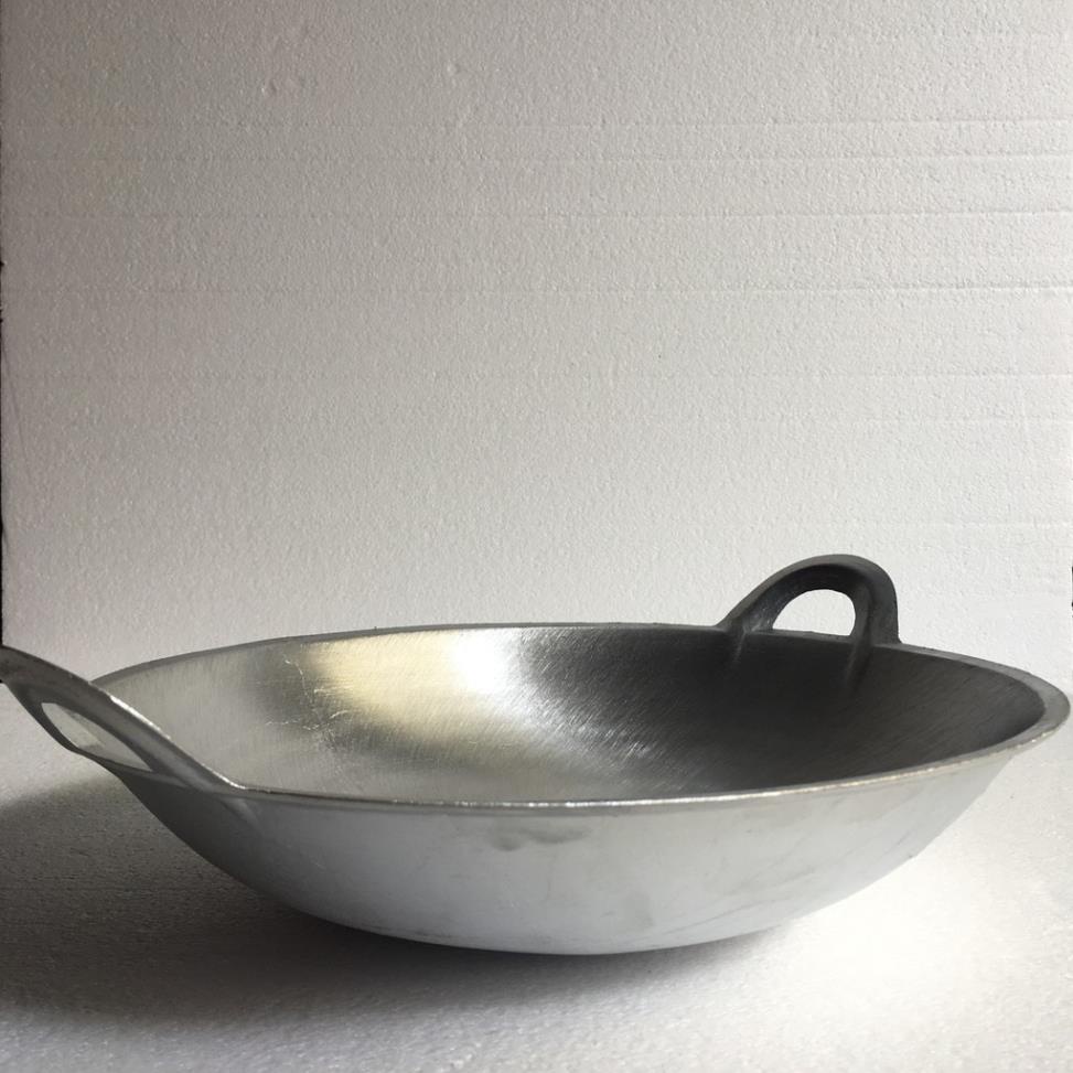 Chảo gang đúc thủ công nguyên khối. Size 25cm-30cm-35cm-40cm