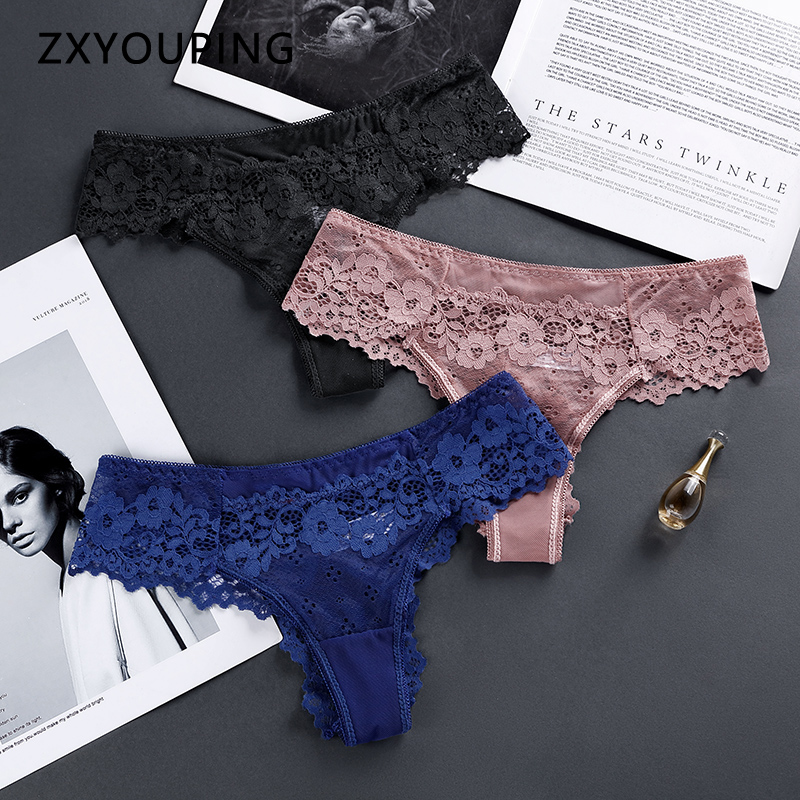 AOFEIQIKE Quần Lót Nữ Phối Ren Gợi Cảm Size S-Xl