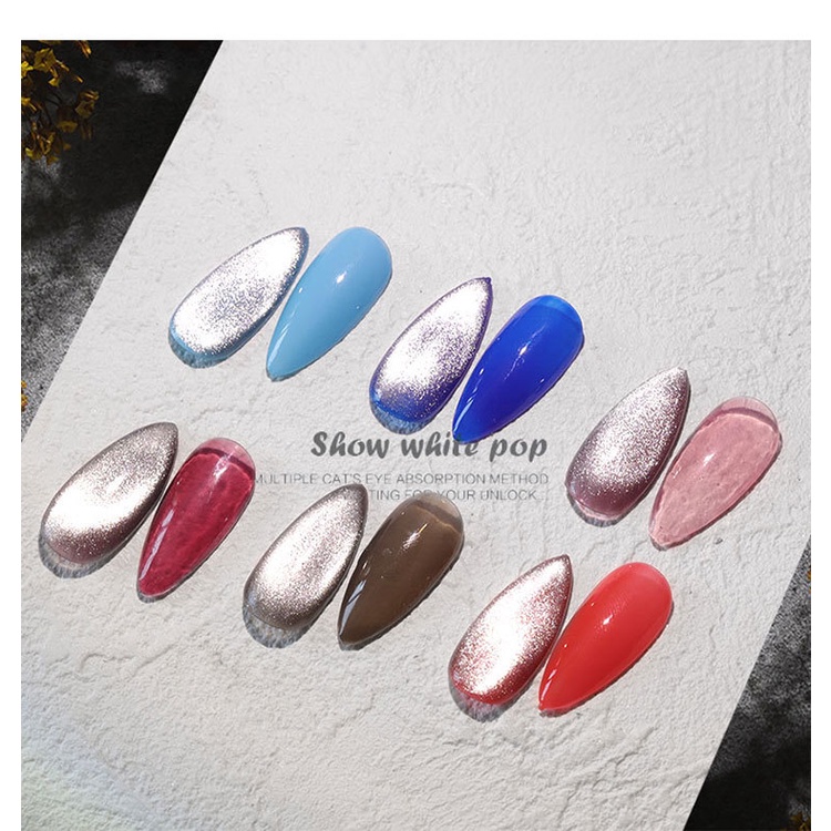 Sơn mắt mèo Misscheering 8ml , Sơn móng tay mắt mèo kim cương cat nail gel