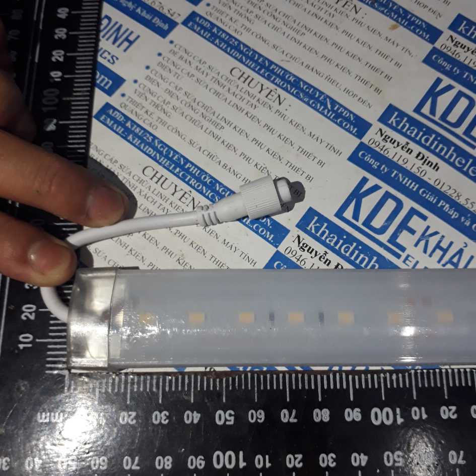 led thanh nhôm ngoài trời 1 màu JX-XXD-03, 24V, 1m, 3cm kde2694