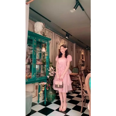 đầm công chúa phối hoa chất voan siêu cao cấp( còn đen với nude )