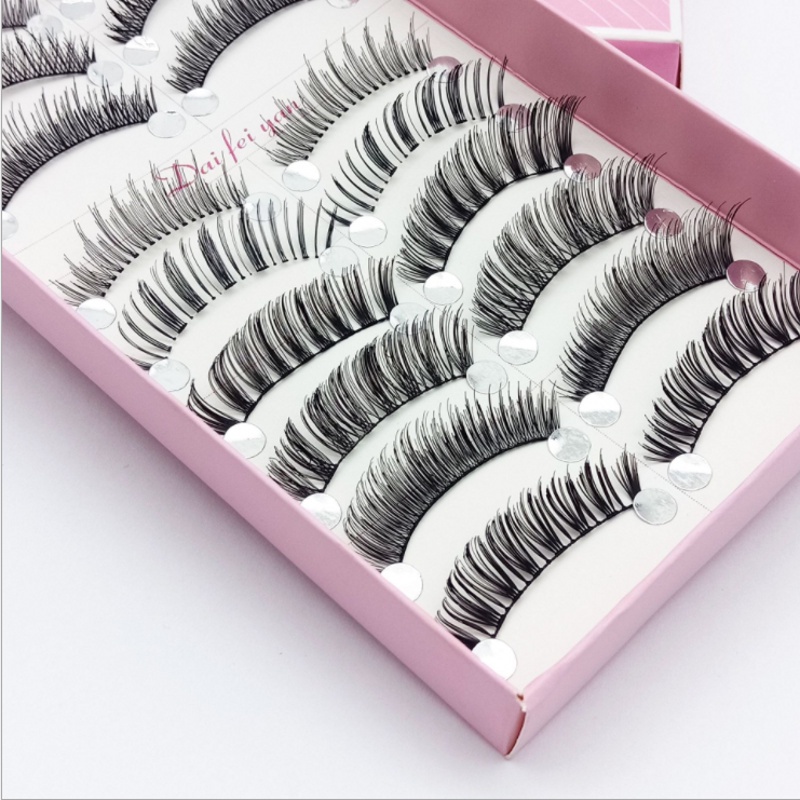 Set 10 Cặp Lông Mi Giả 3D Hiệu Ứng Tự Nhiên Dành Cho Nữ