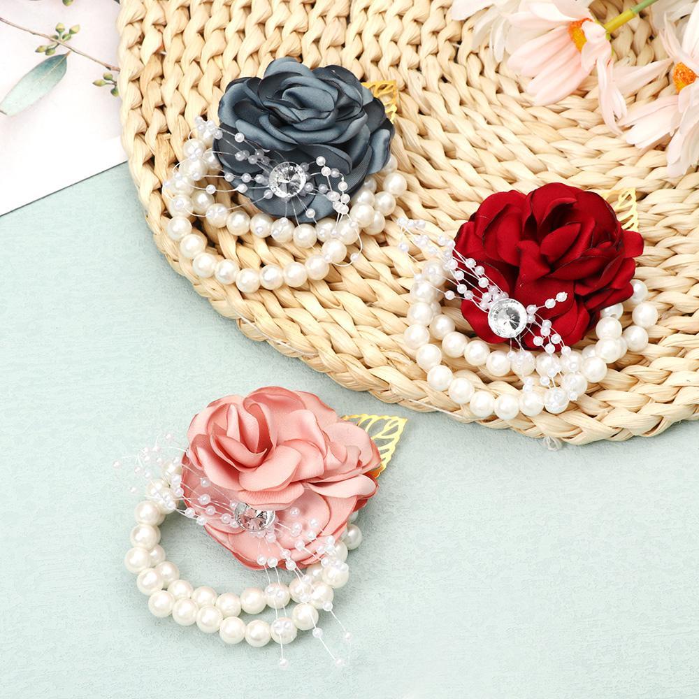 Vòng Đeo Tay Hoa Giả Dành Cho Cô Dâu