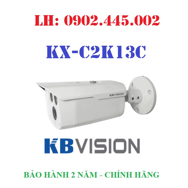 Camera quan sát HD ANALOG KBVISION KX-C2K13C (4.0 Megapixel, hồng ngoại 80m)