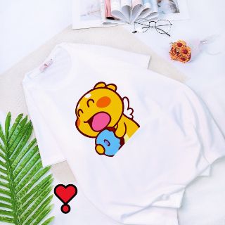 Áo THUN hình khủng long vàng ❤