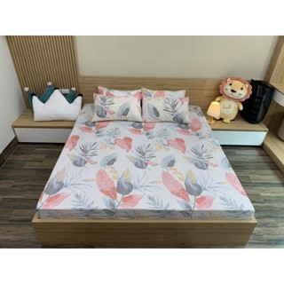 Ga gối lá hồng cotton poly