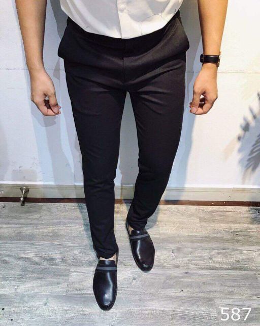 Quần tây âu nam kẻ sọc cao cấp | BigBuy360 - bigbuy360.vn