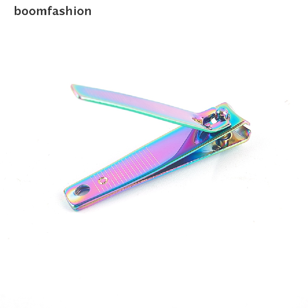 [boomfashion] Stainless Steel Rainbow Colorful Nail Clippers Dead Skin Finger Nails [new]