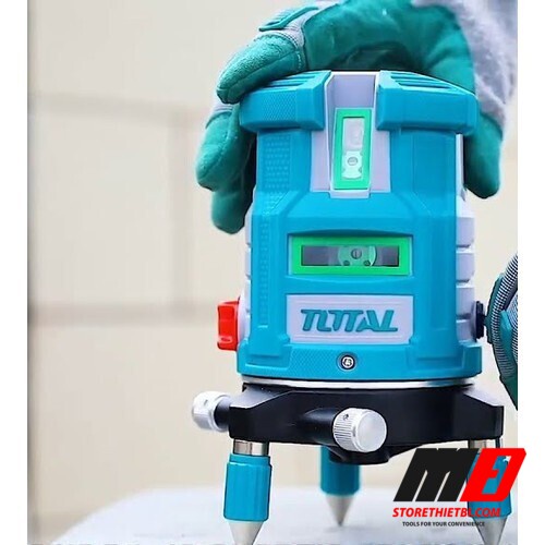 TLL305205 20m Máy cân mực 5 tia laser màu xanh Total