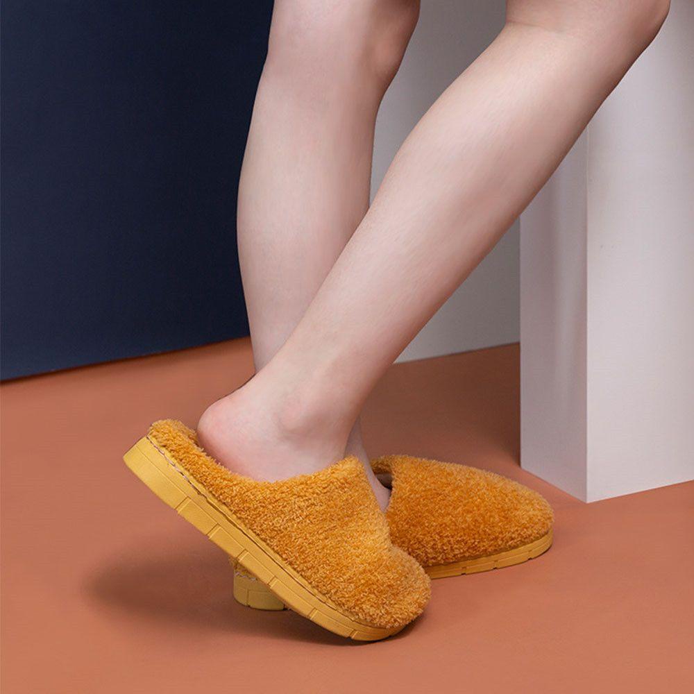 Dép Bông Đi Trong Nhà Đế Dày Chống Trượt